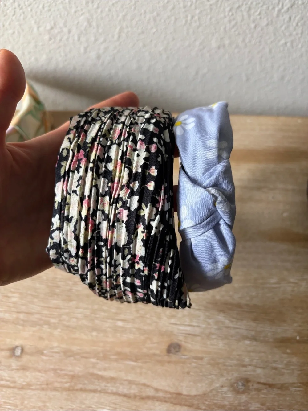 Mixed Women's Headband Set - Black, Floral, Pastel, Faux Leather